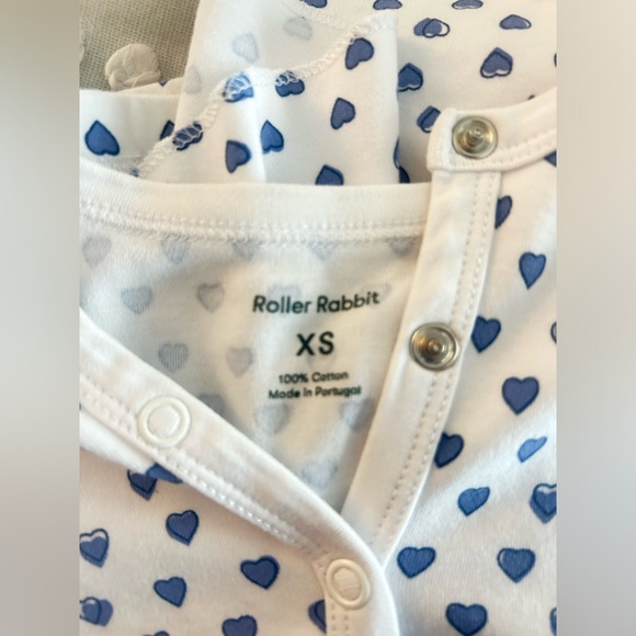 Lightly used Blue hearts Roller rabbit pajamas. These pajamas are sold out. - Picture 2 of 5